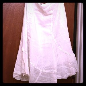 White Boho Chic Skirt